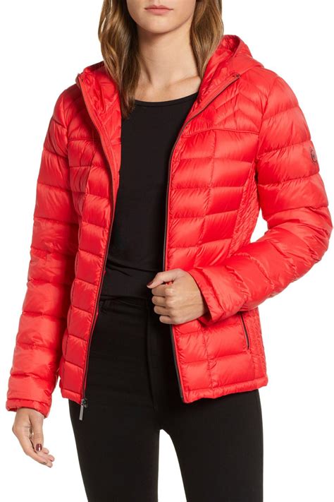 red blazer michael kors|michael kors ladies puffer coats.